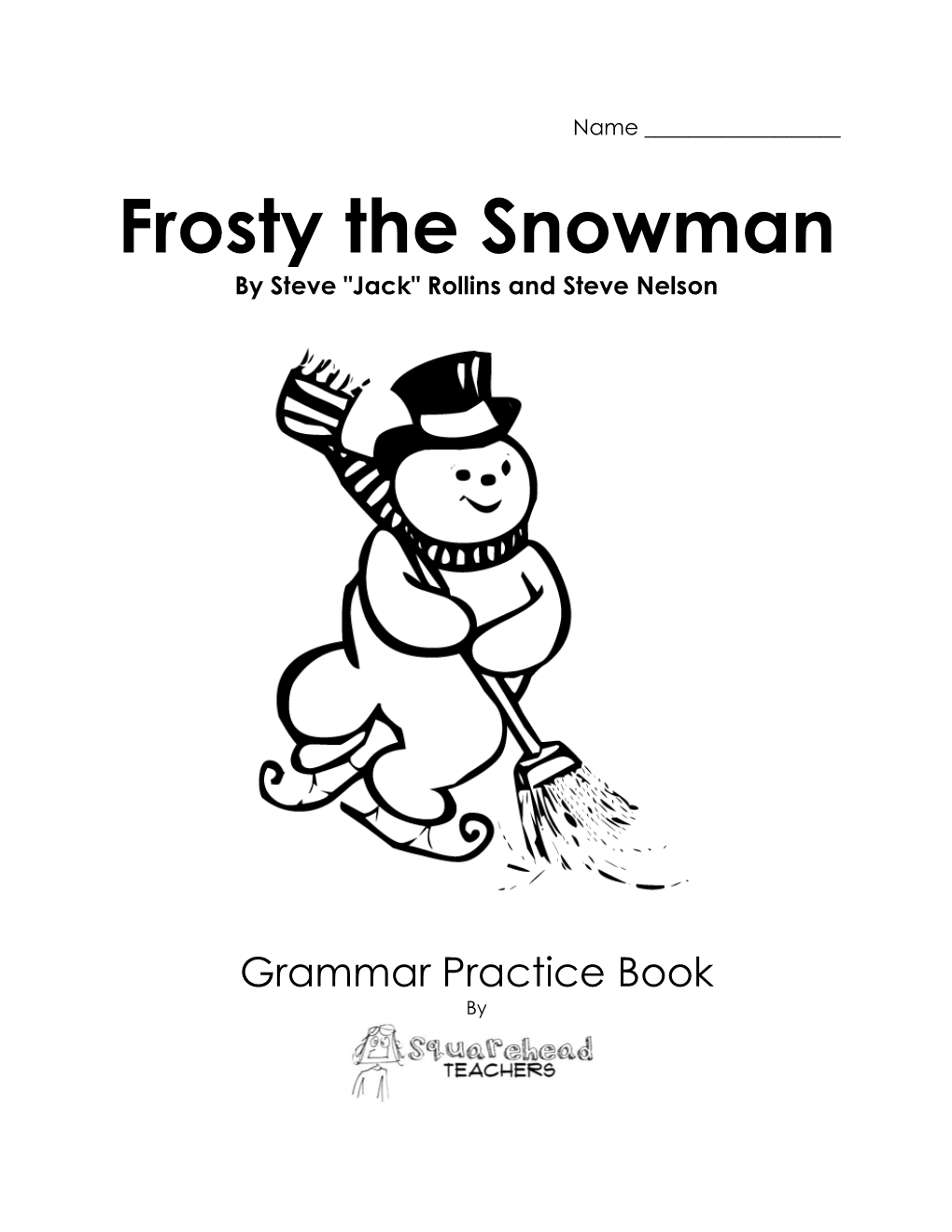 Frosty the Snowman Grammar Book