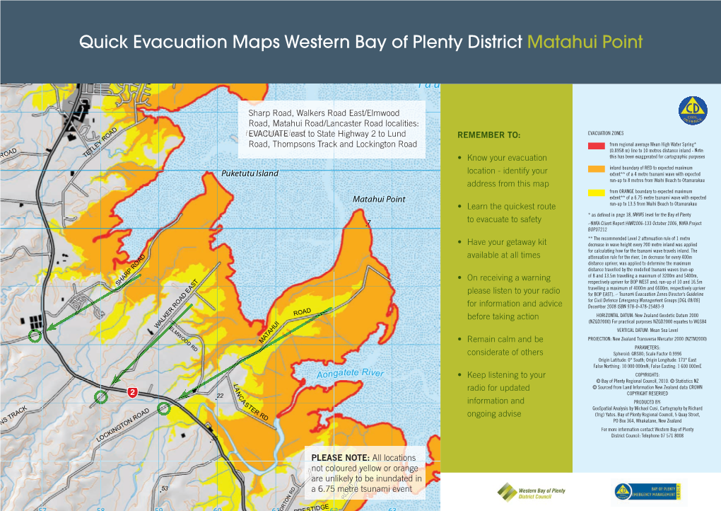 Matahui Tsunami Evacuation