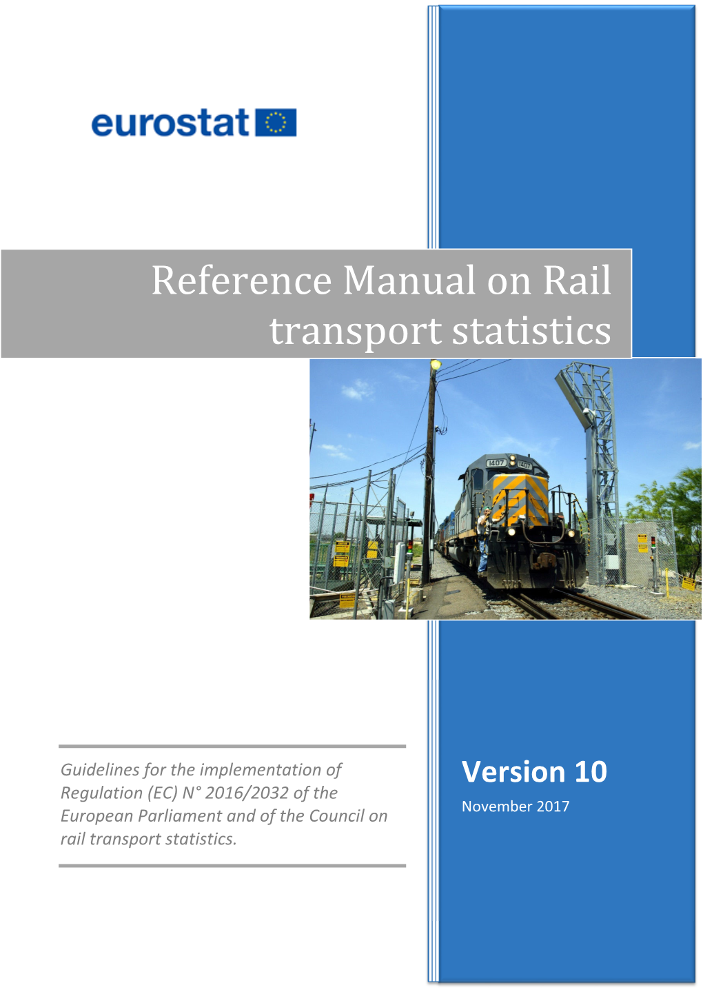 Reference Manual on Rail Transport Statistics