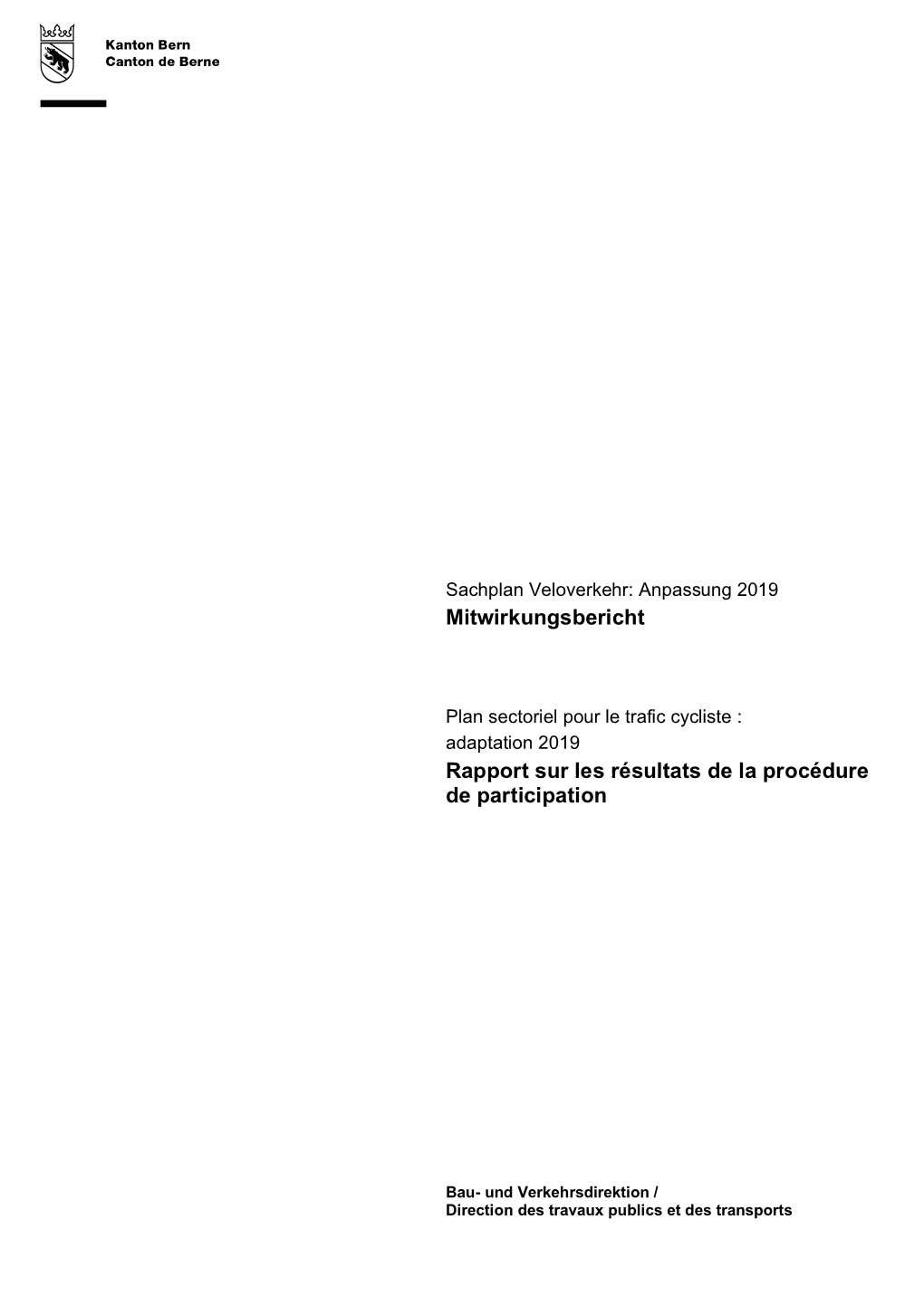Mitwirkungsbericht Rapport Sur Les Résultats De La Procédure De