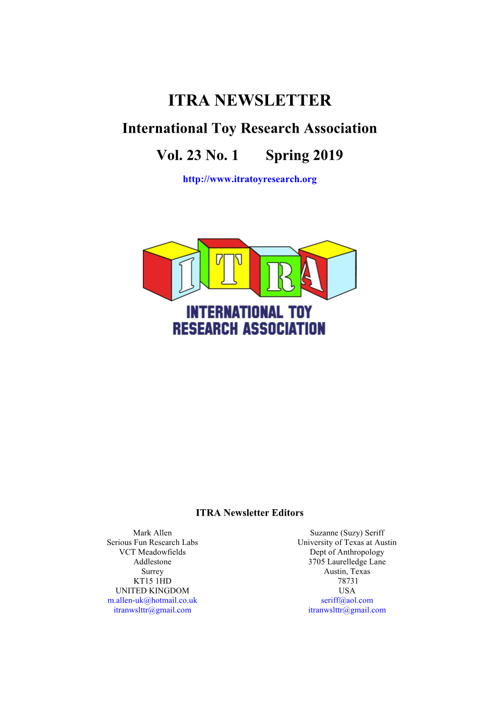 Itra Newsletter