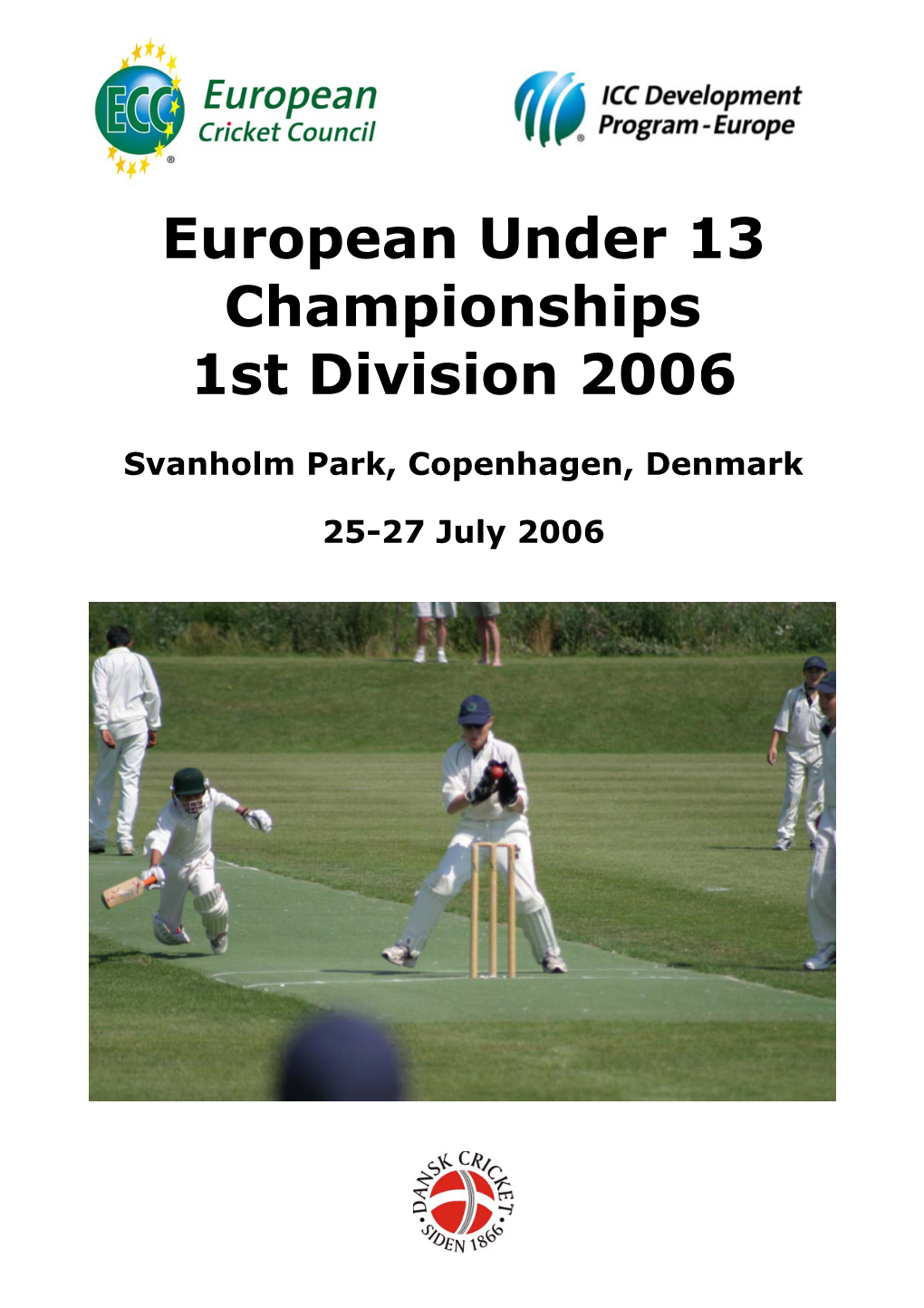 European Under 13 Championships 1St Division 2006