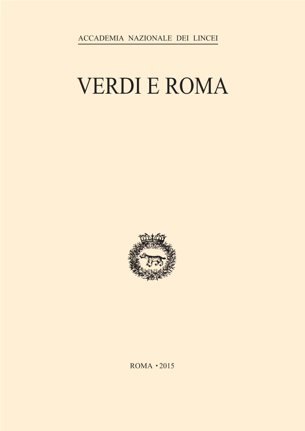 Verdi E Roma