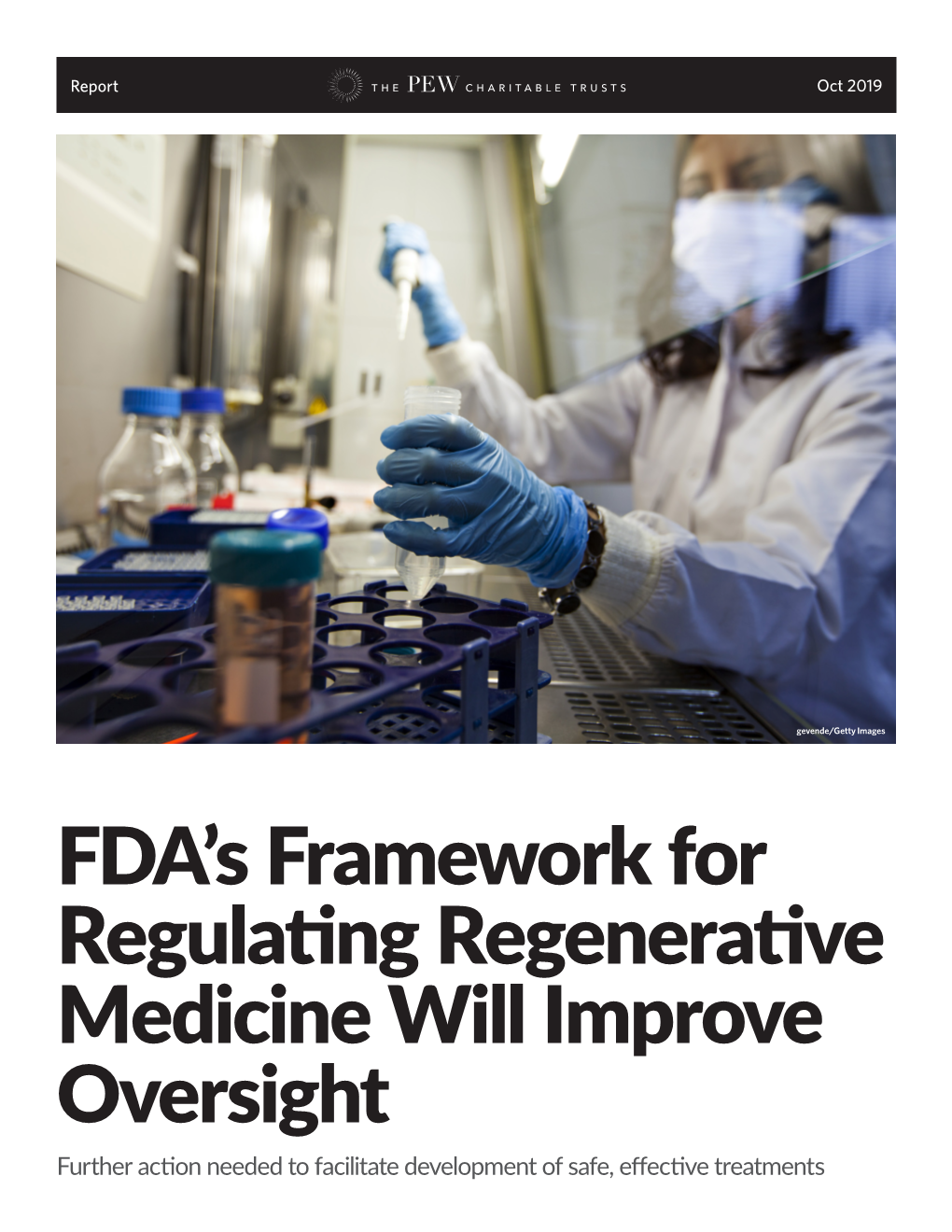 FDA's Framework for Regulating Regenerative Medicine Will