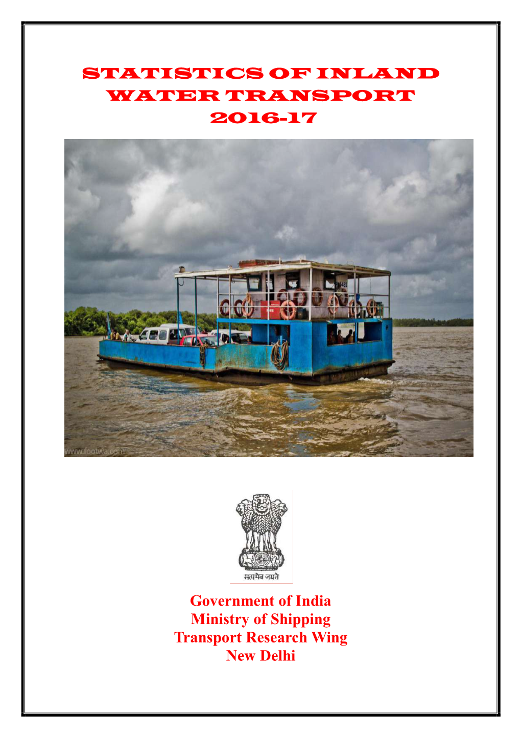 Inland Water Transport 2016-17