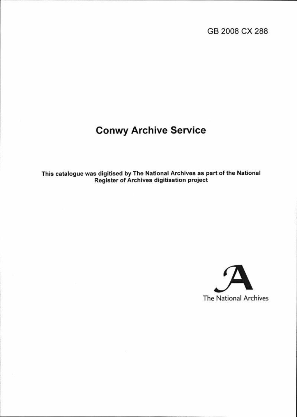 Conwy Archive Service