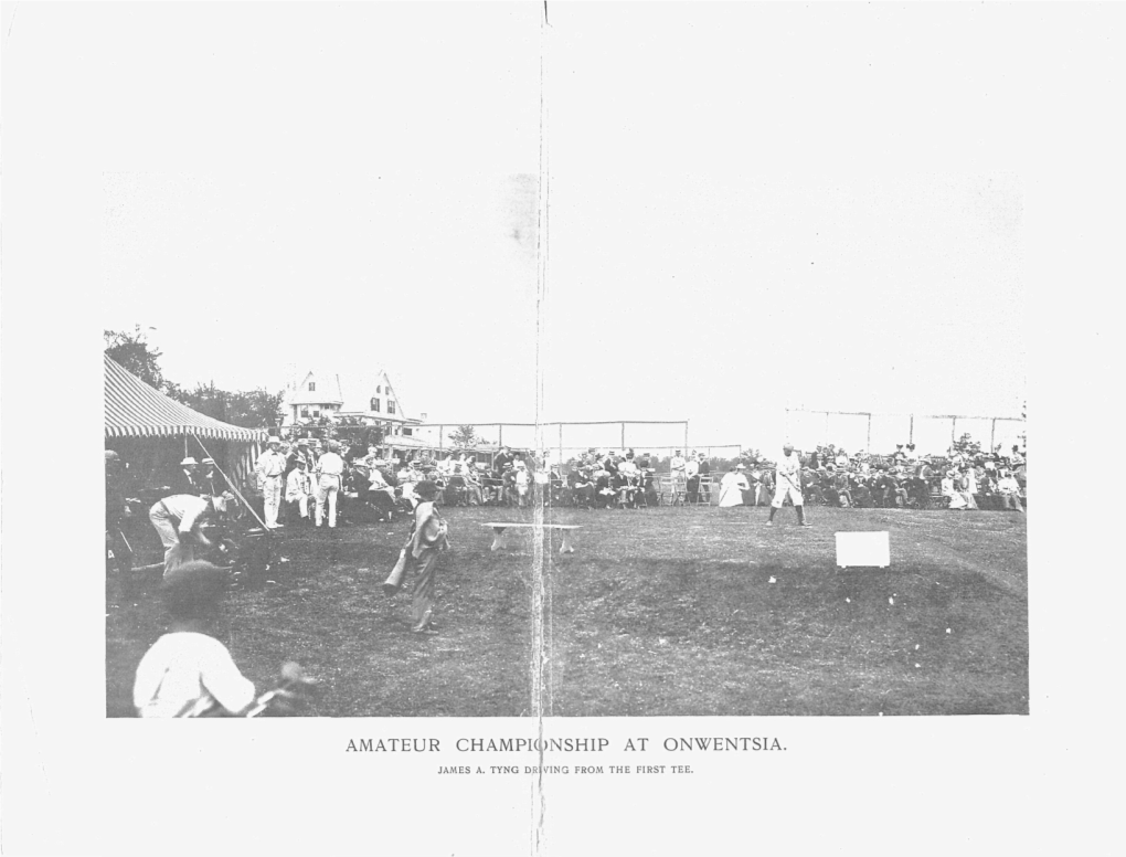 Amateur Championship at Onwentsia. James A