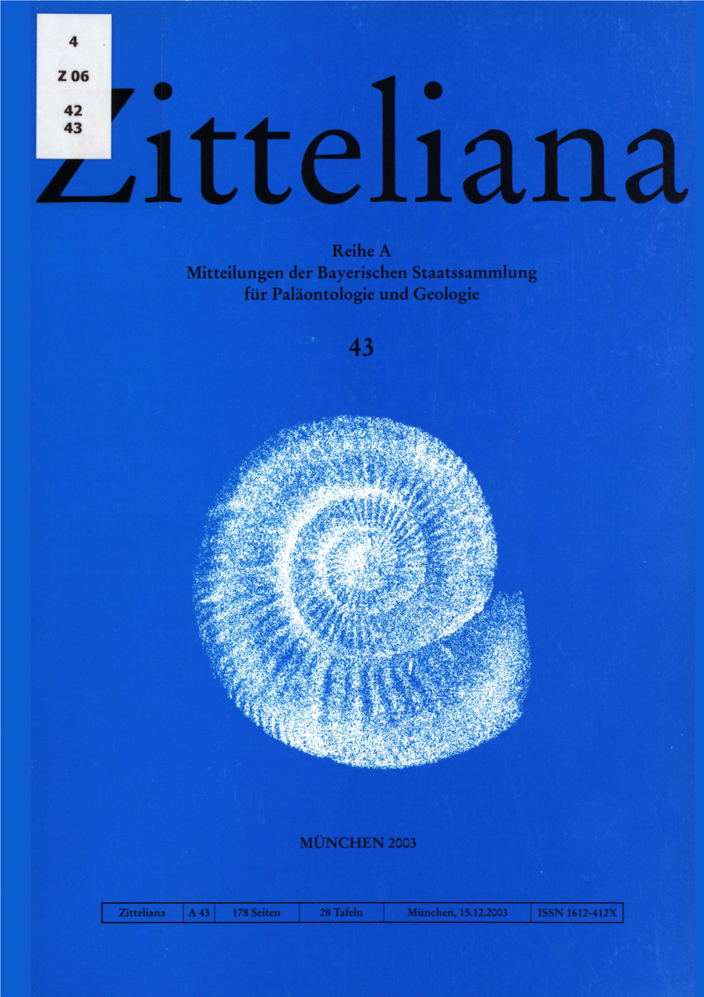 Ein Profil in Der Usseltal- Und Rennertshofen-Formation Der Südlichen Frankenalb (Unter-Tithonium)