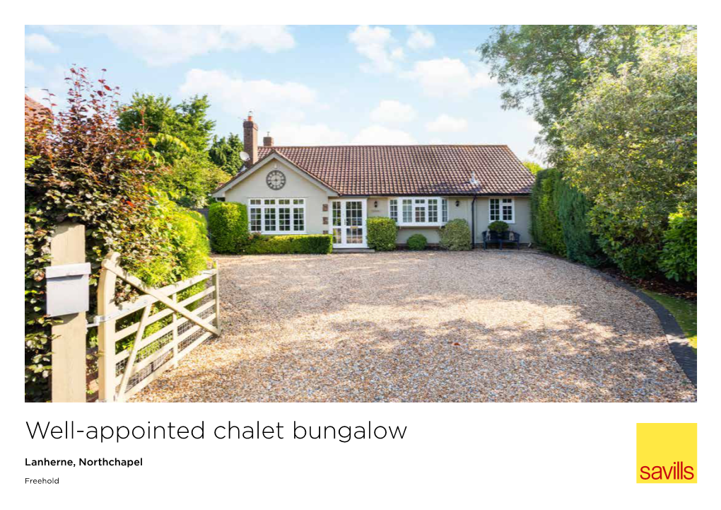 Well-Appointed Chalet Bungalow