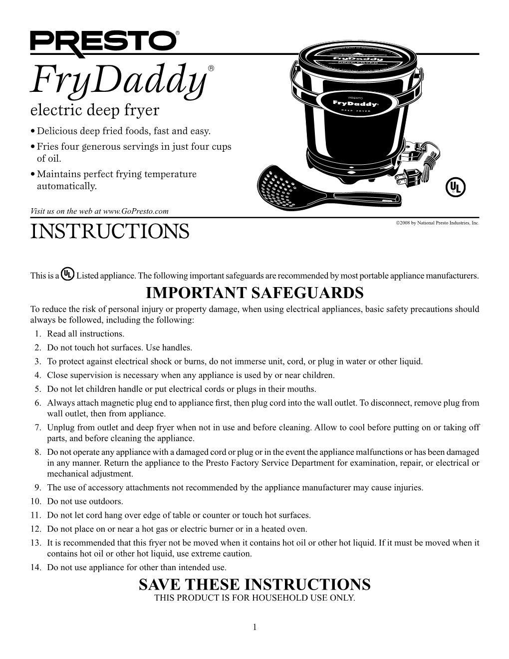 Frydaddy® Electric Deep Fryer • Delicious Deep Fried Foods, Fast and Easy