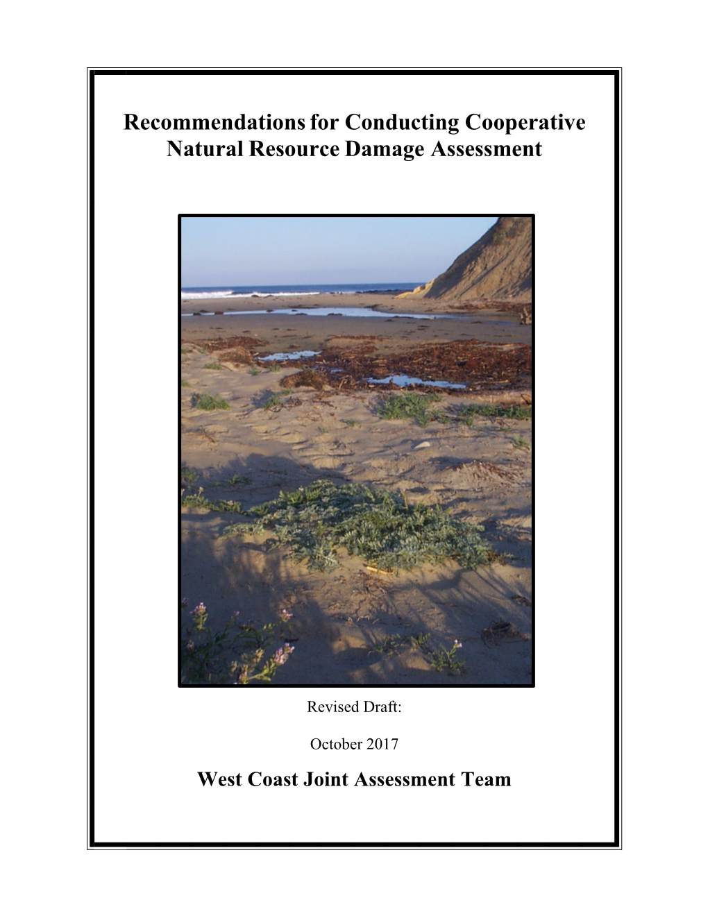 Natural Resource Damage Assessment and Restoration
