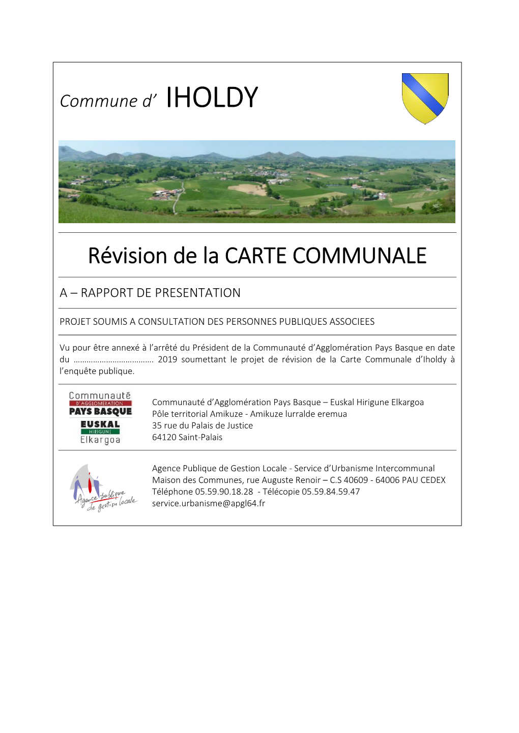 Révision De La CARTE COMMUNALE