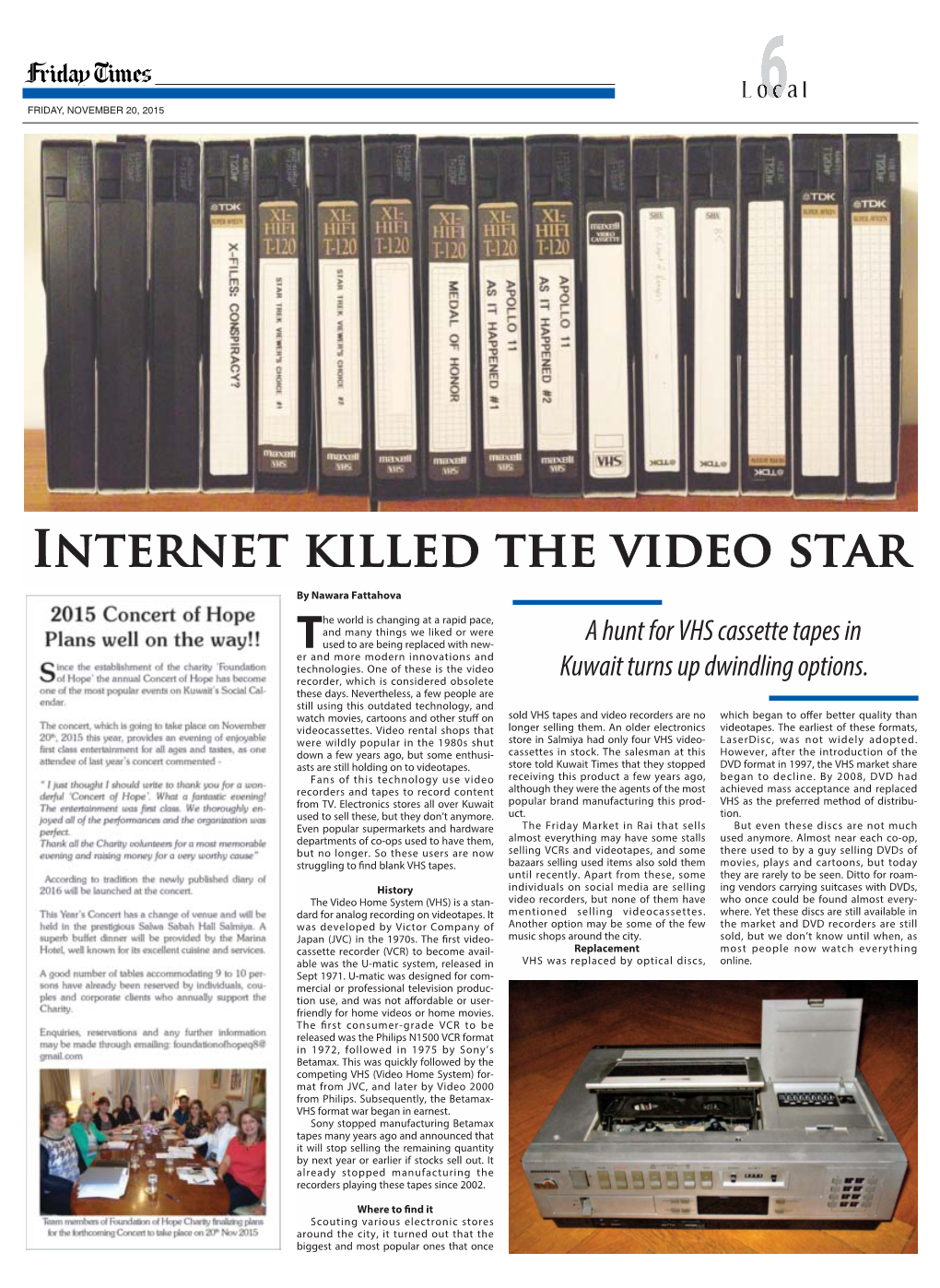 Internet Killed the Video Star