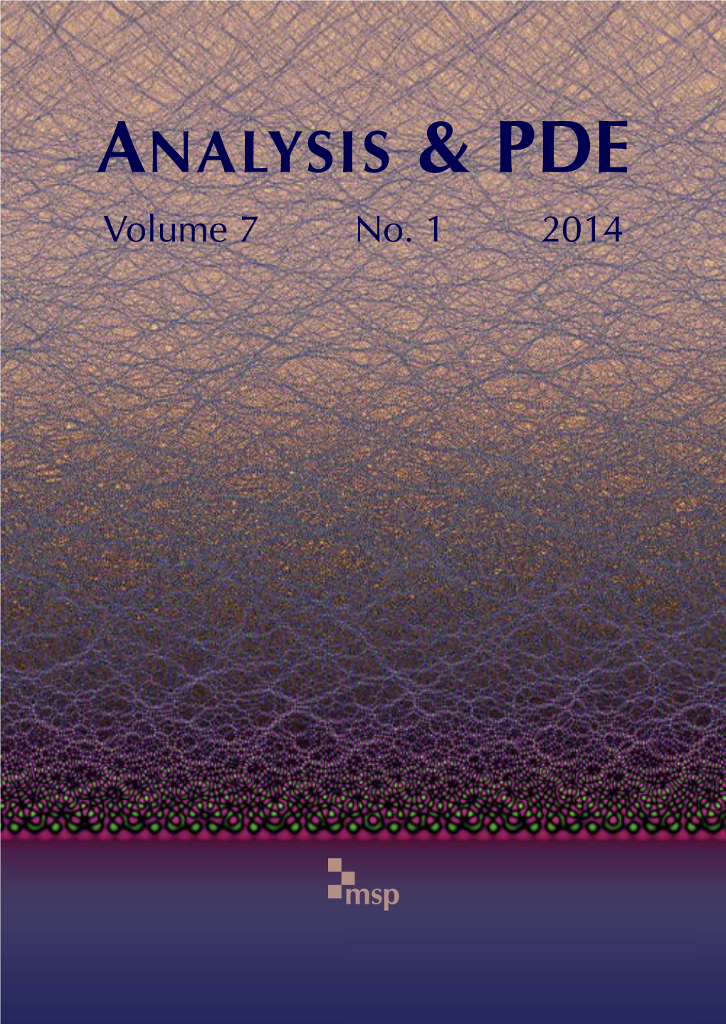 Analysis & PDE Vol. 7 (2014)