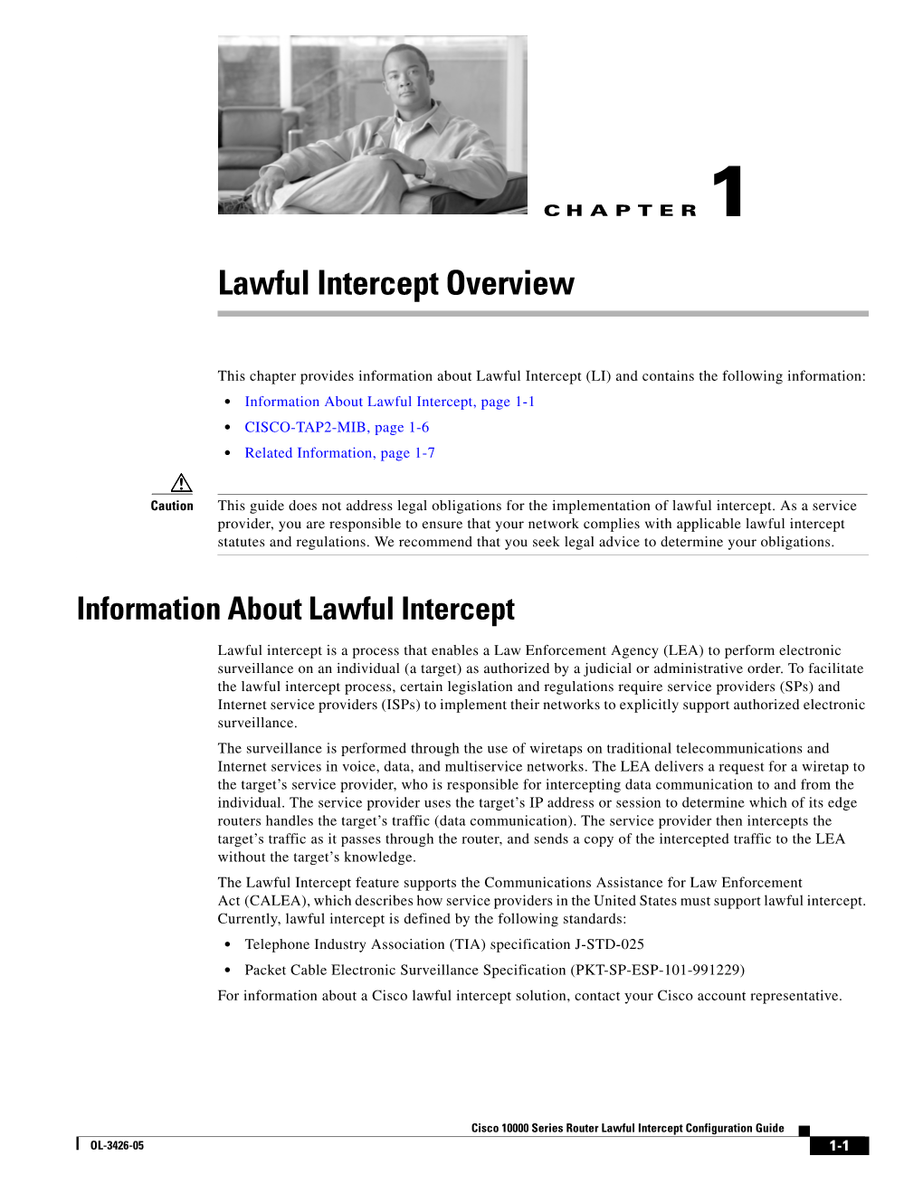 Lawful Intercept Overview