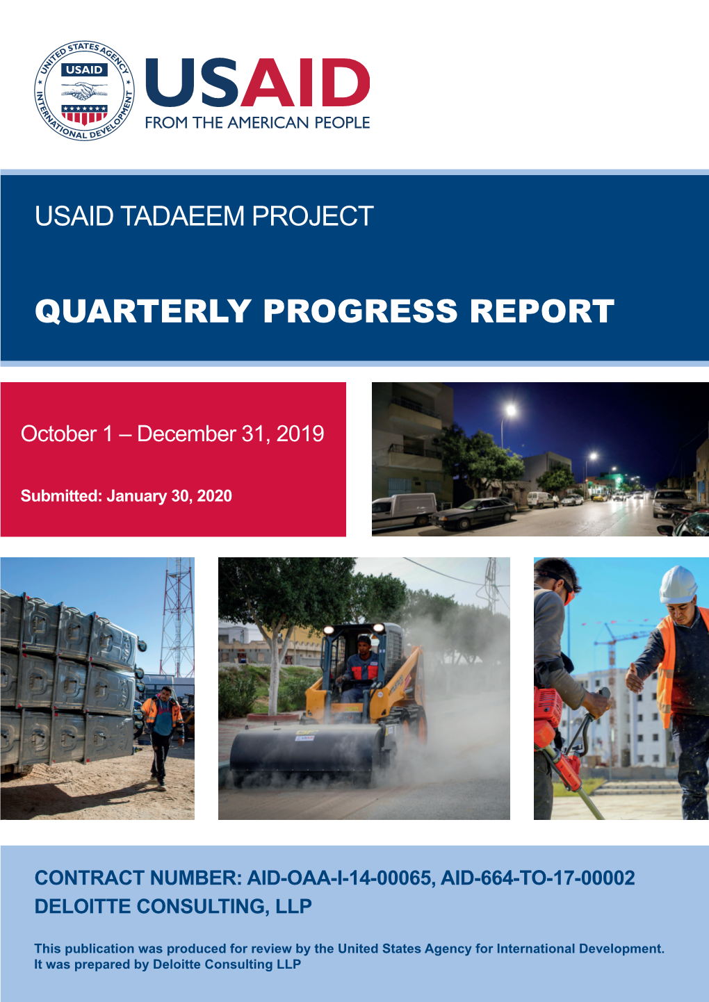 Quarterly Progress Report