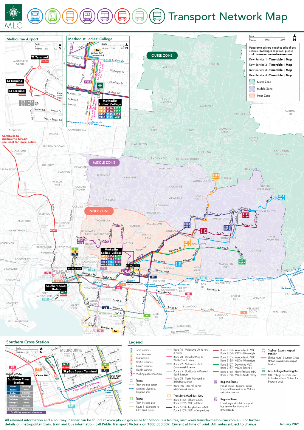 Transport Network Map