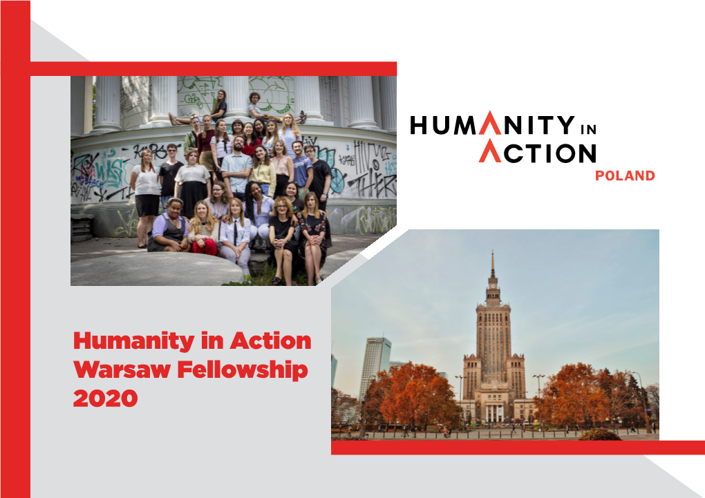 2020 Fellowship Programs 11.00 – 11.10 by Antje Scheidler, International Director of 17.00 – 17.10 European Programs