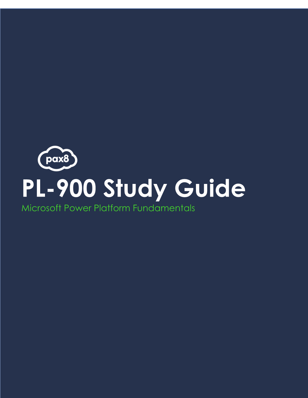 PL-900 Study Guide Microsoft Power Platform Fundamentals