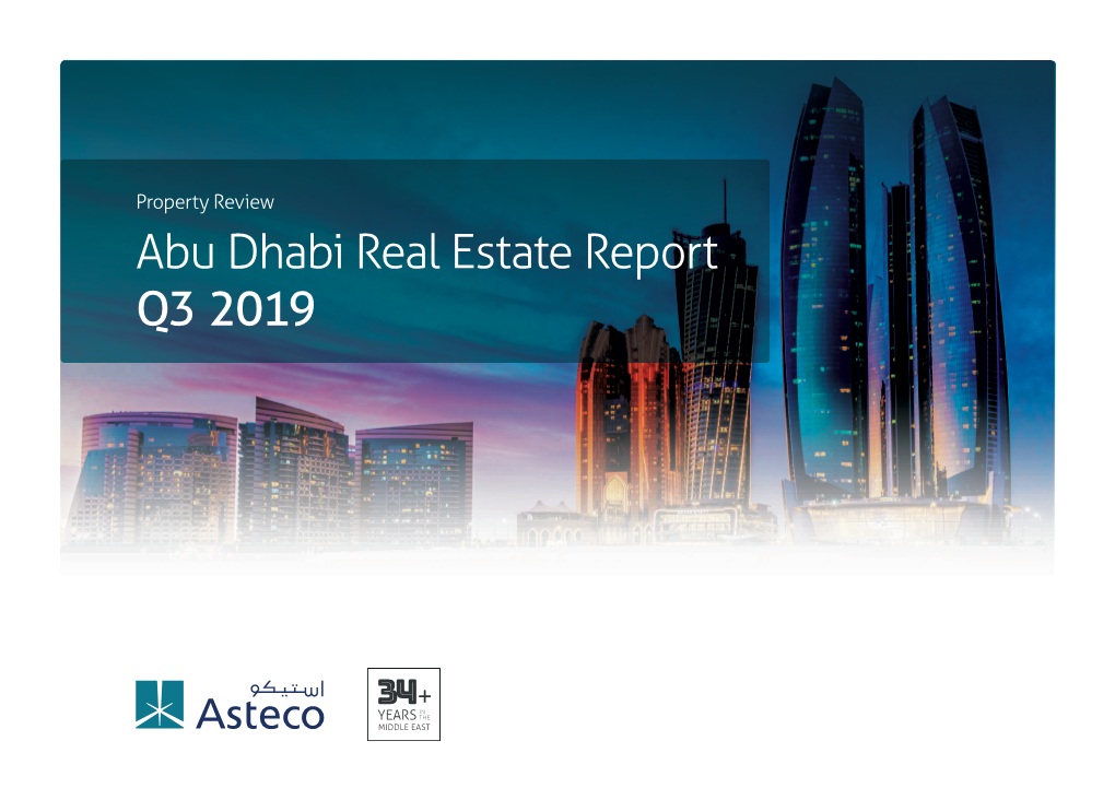 Abu Dhabi Real Estate Report Q3 2019