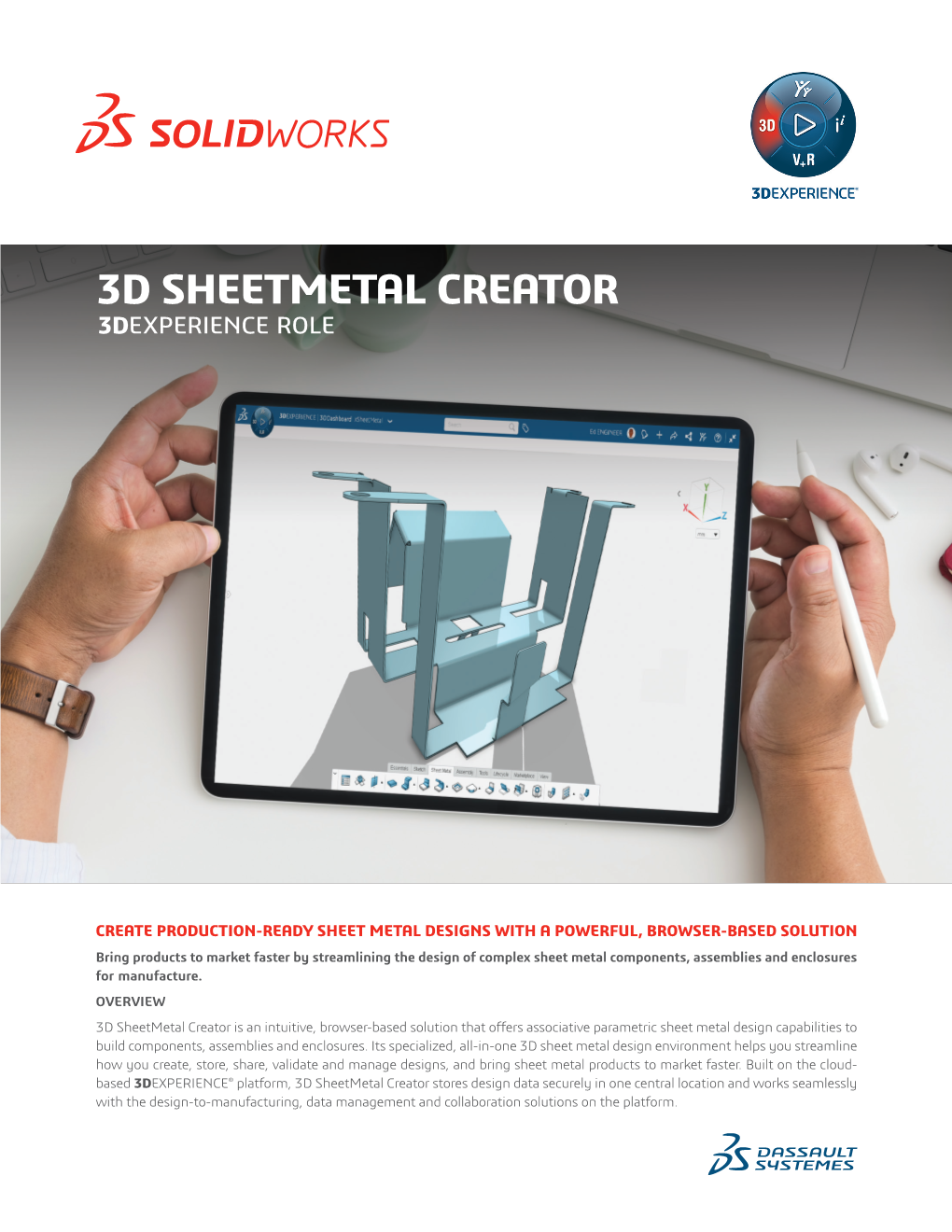 3D Sheetmetal Creator 3Dexperience Role