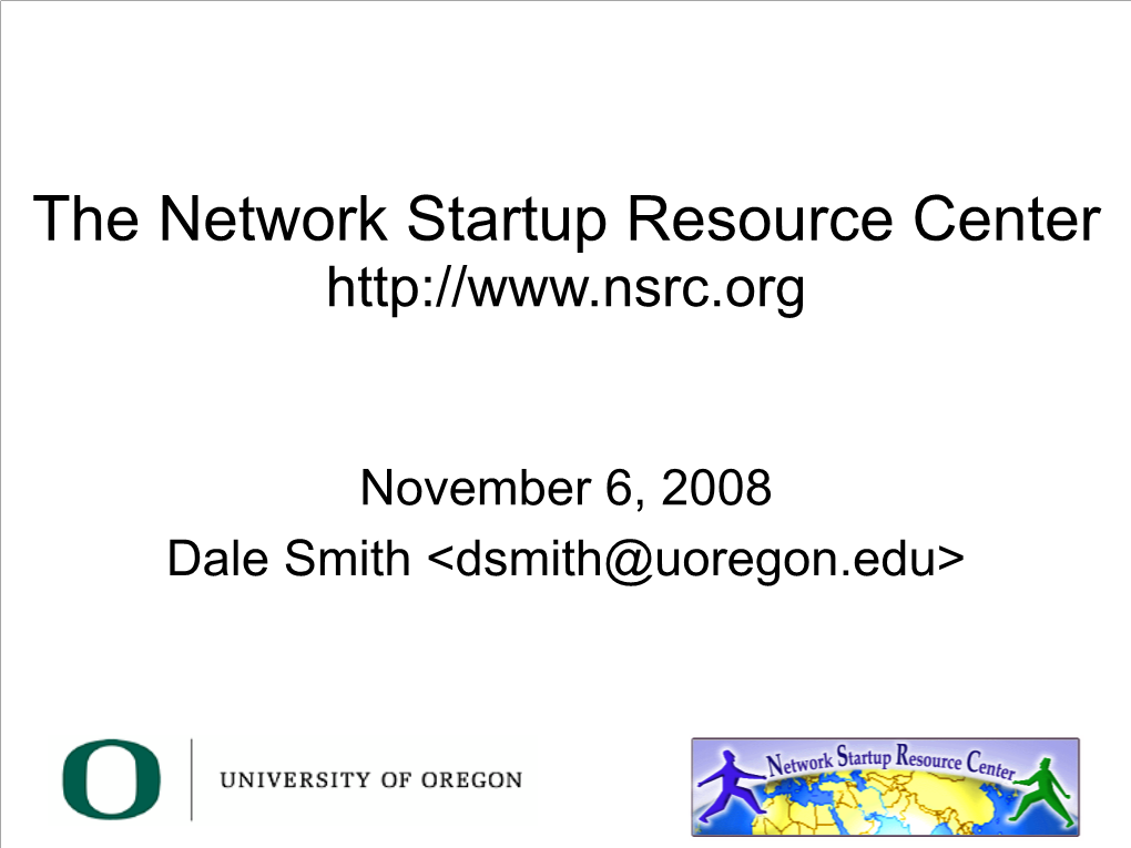 The Network Startup Resource Center