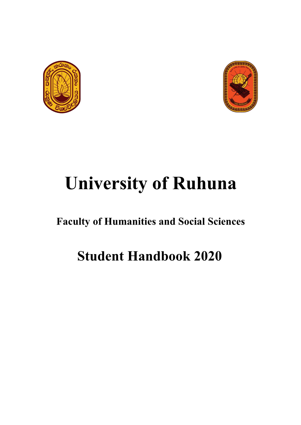 Faculty of Humanities and Social Sciences