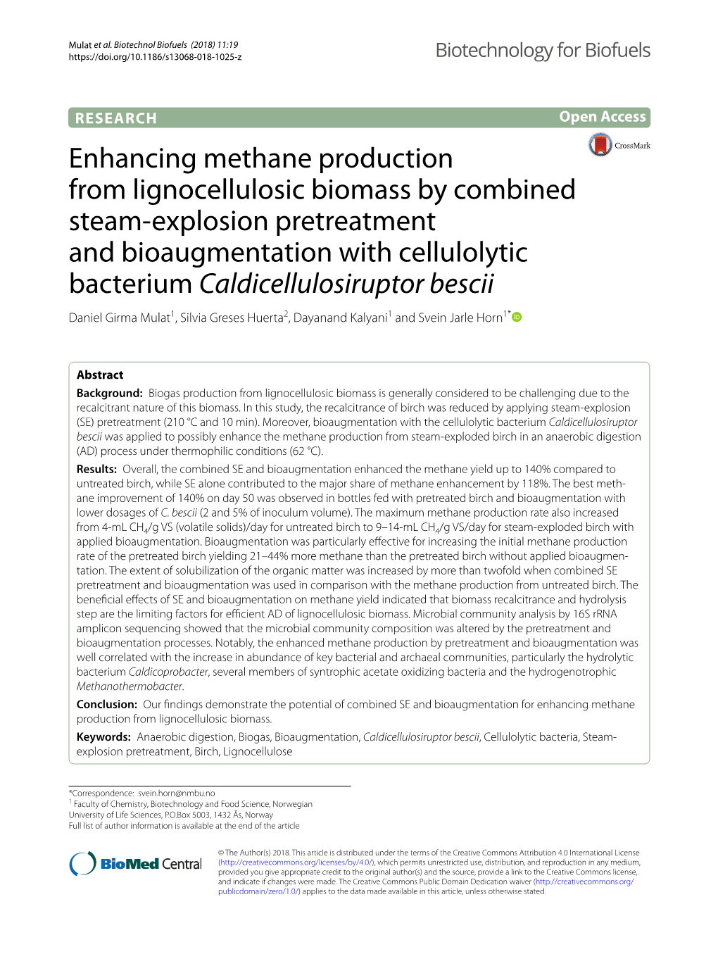 Enhancing Methane Production from Lignocellulosic Biomass By