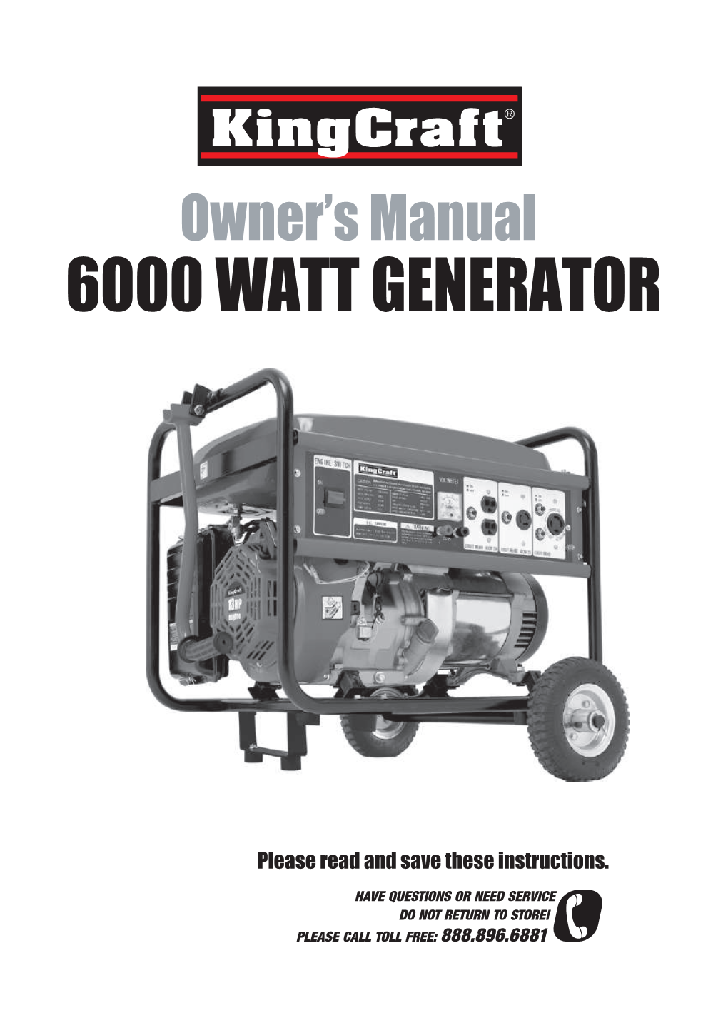 6000 Watt Generator