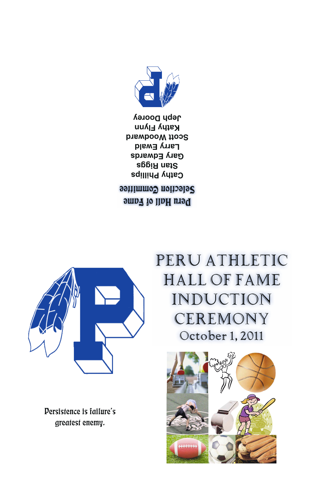 Peru Hall of Fame Program 4 Page.Indd