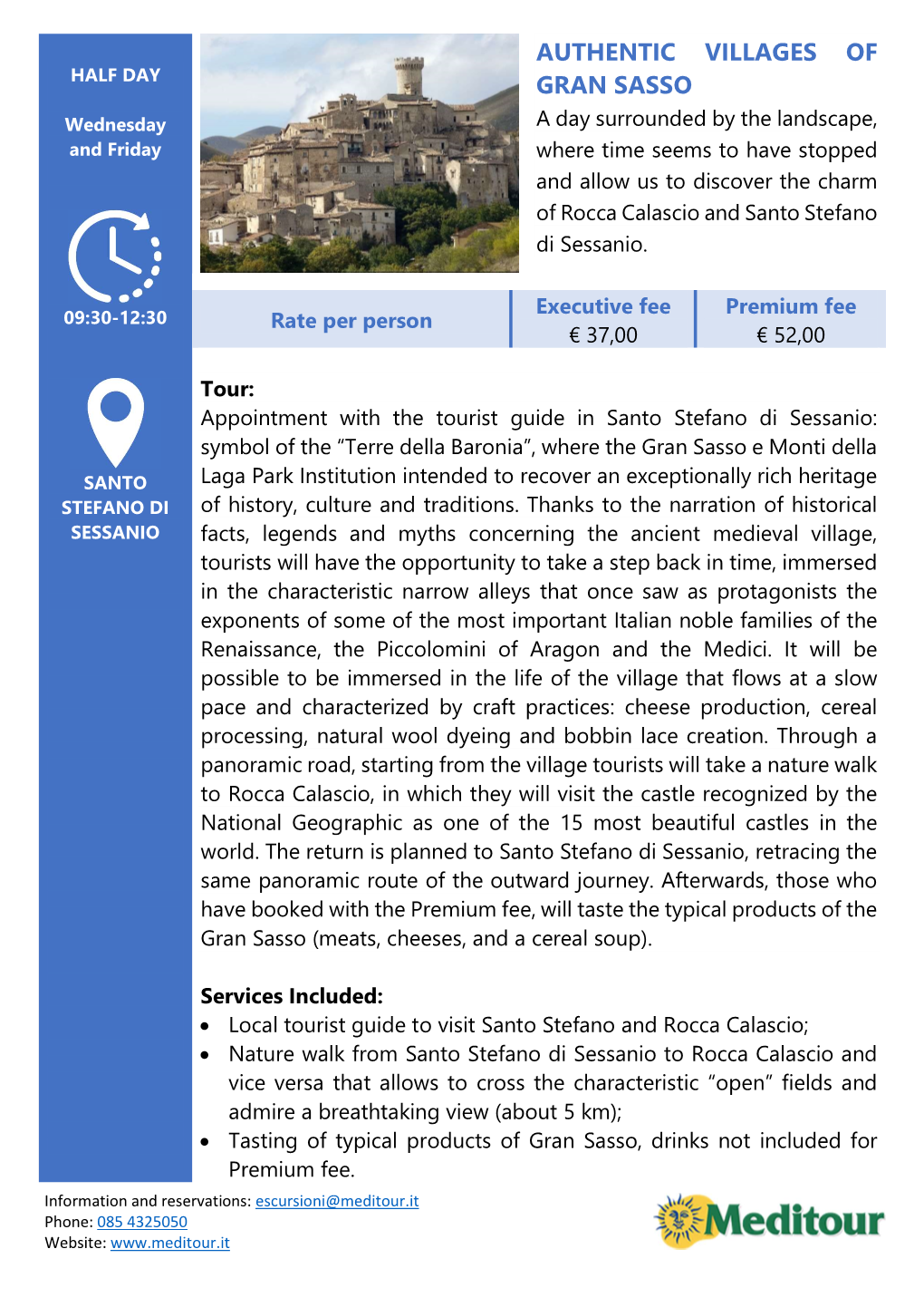 Authentic Villages of Gran Sasso