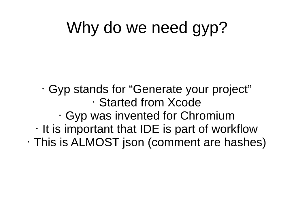 Why Do We Need Gyp?