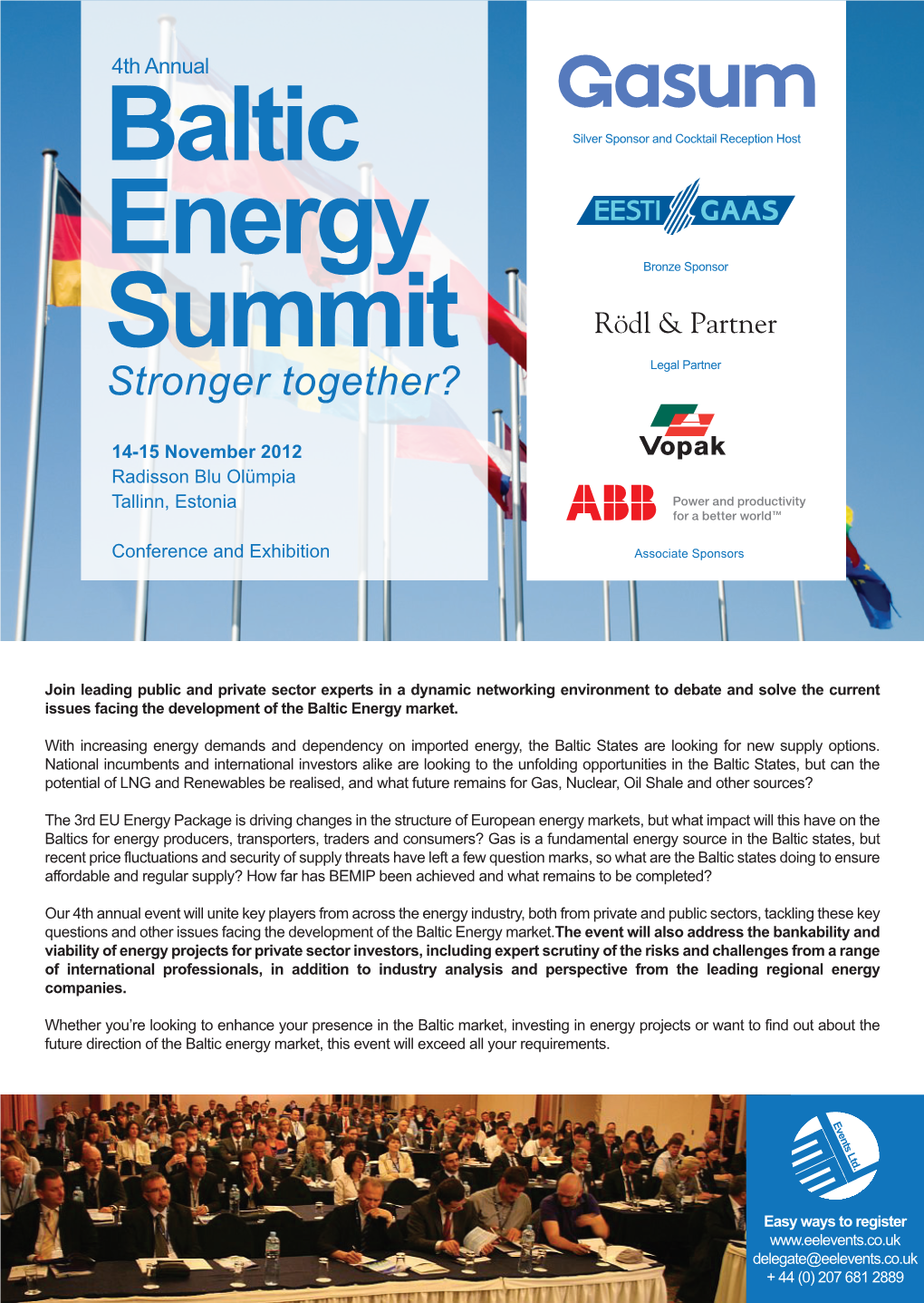 Baltic Energy Summit 2012