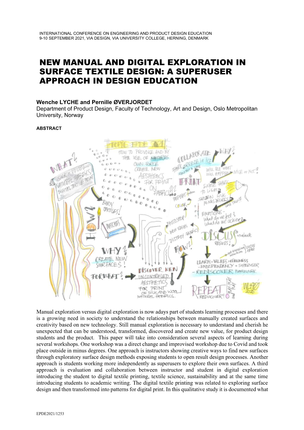 New Manual and Digital Exploration in Surface Textile Design: a Superuser Approach in Design Education