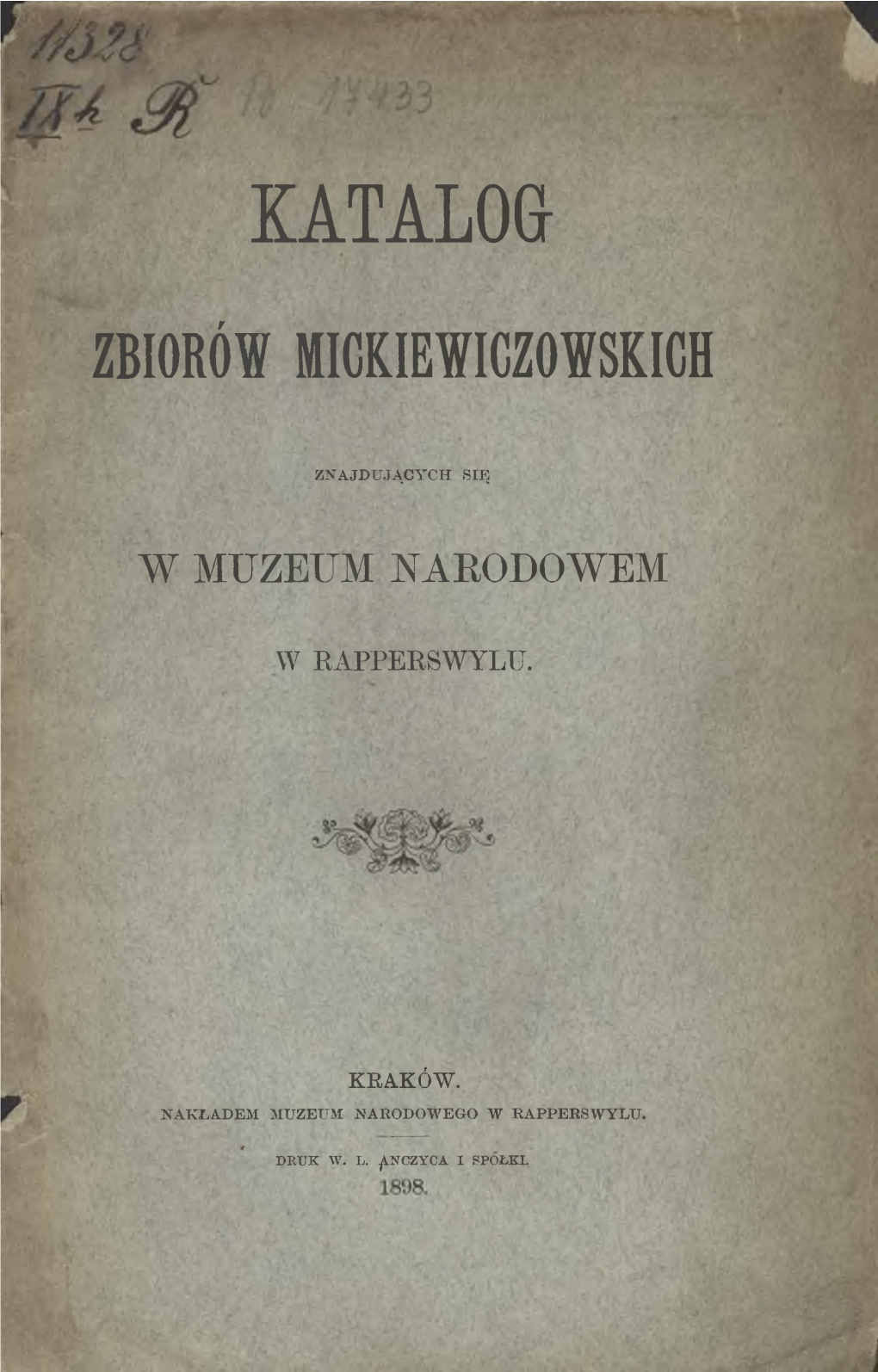 Katalog Zbiorów Mickiewiczowskich