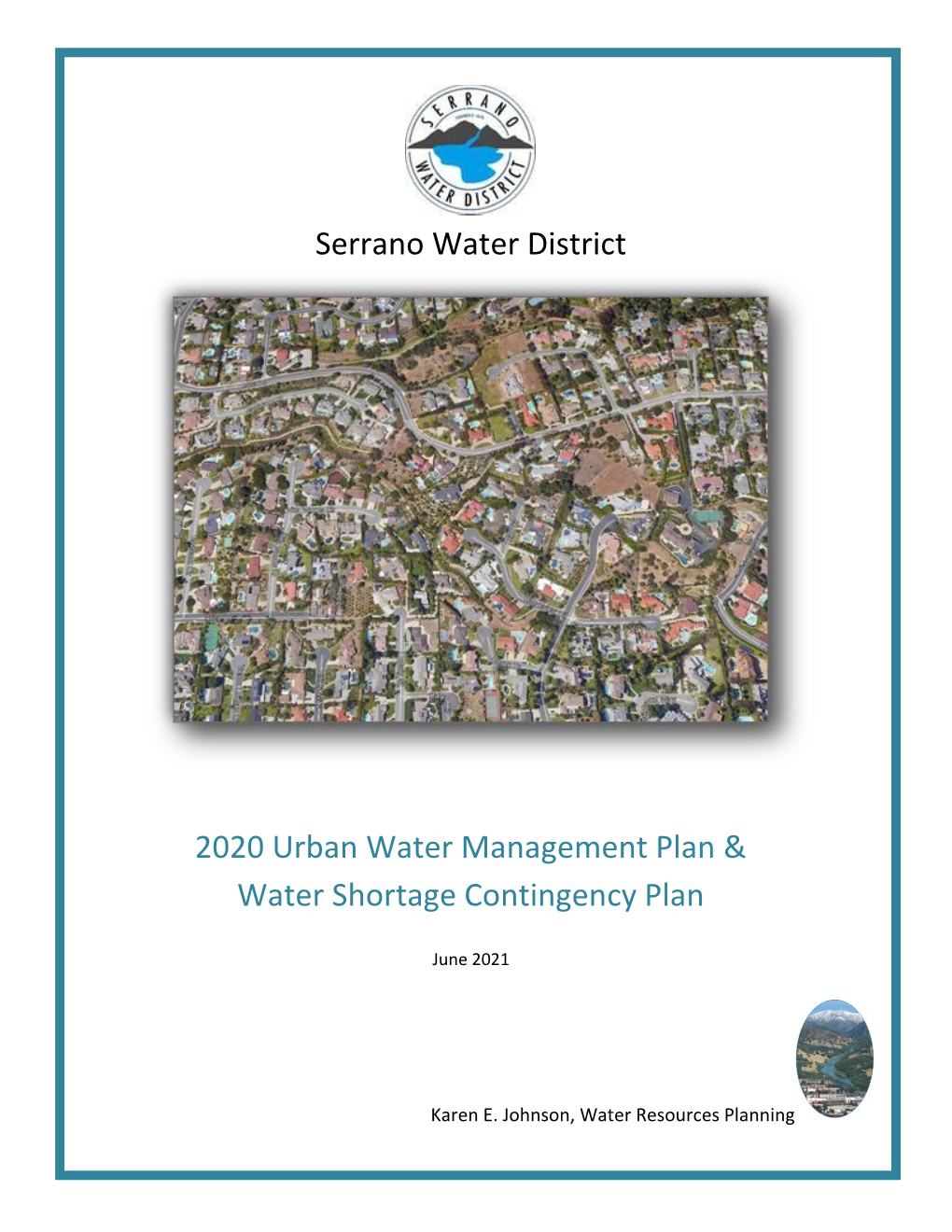 Urban Water Management Plan and Water Shortage Contingency Plan 2020