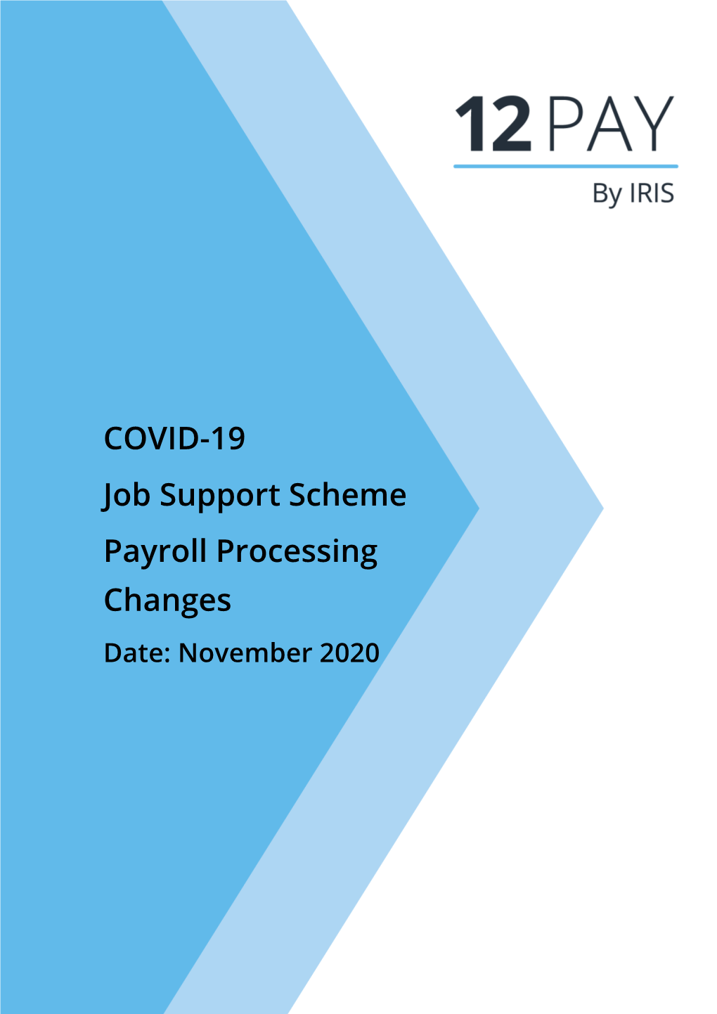 COVID-19 Job Support Scheme Payroll Processing Changes Date: November 2020 Contents