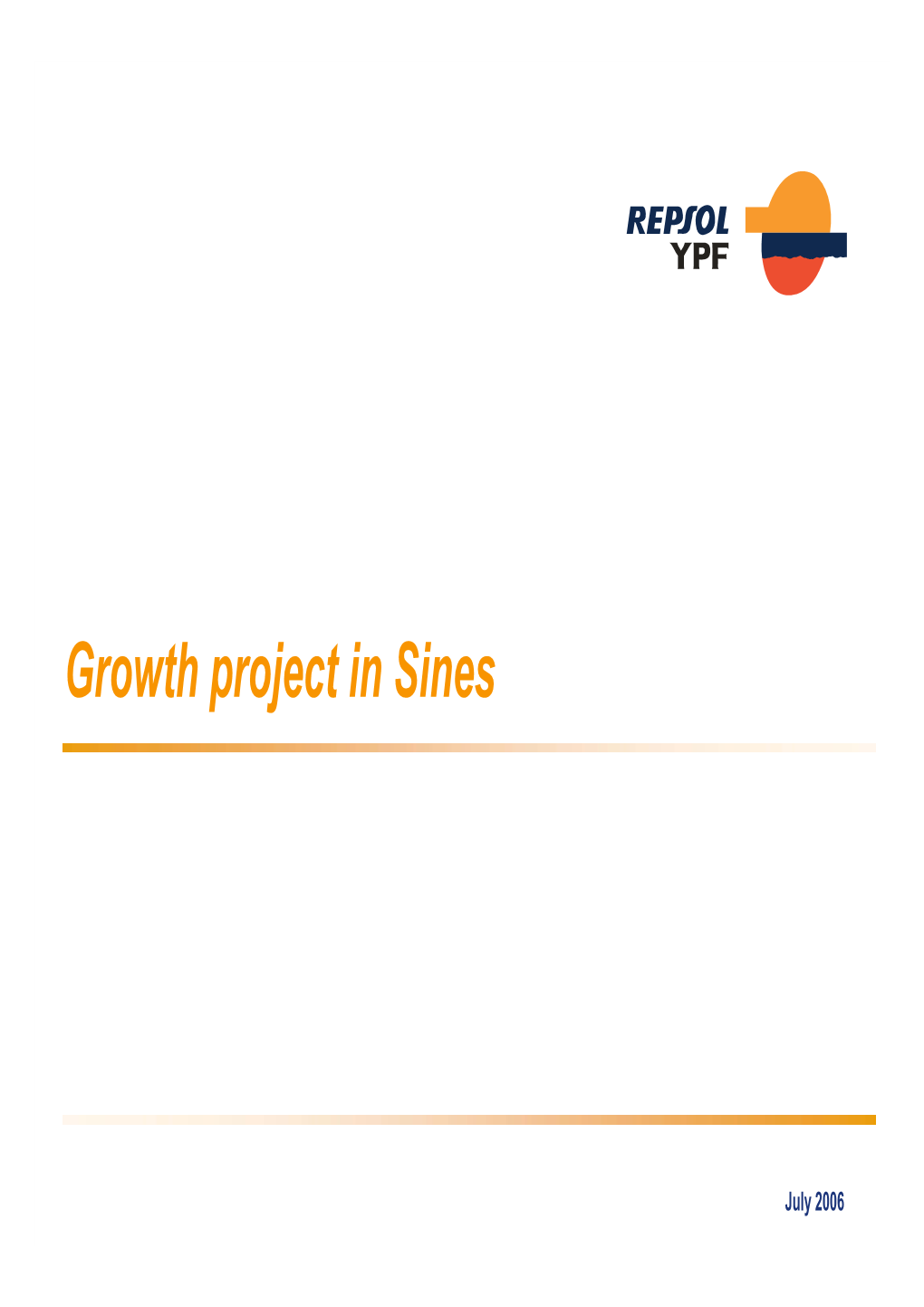 Growth Project in Sines