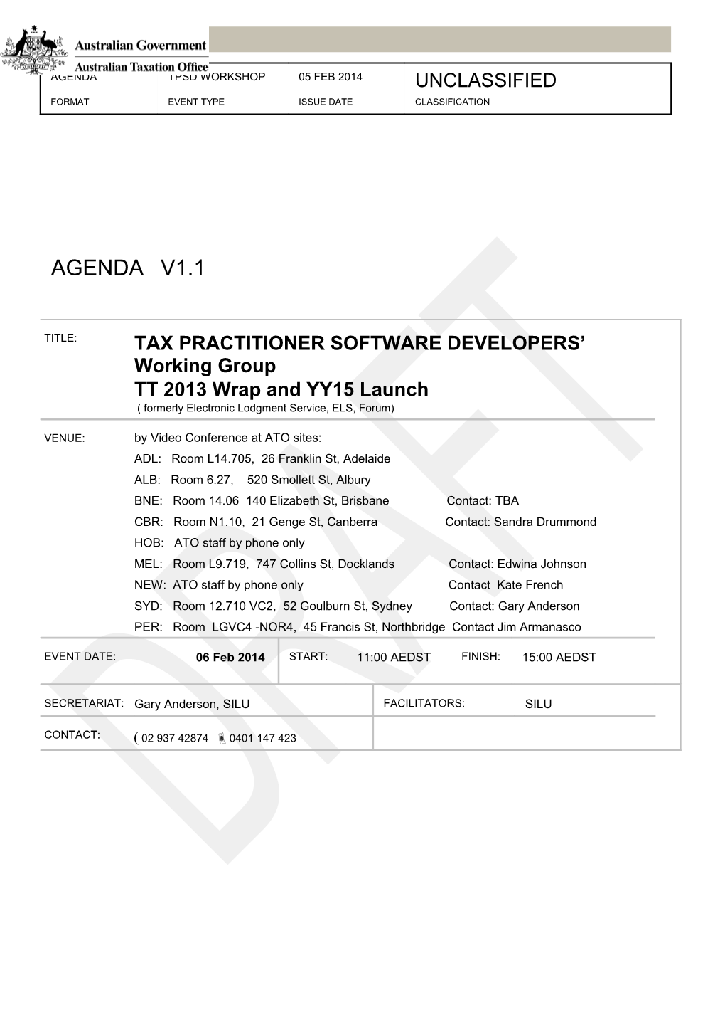 ELS Forum Agenda 2012