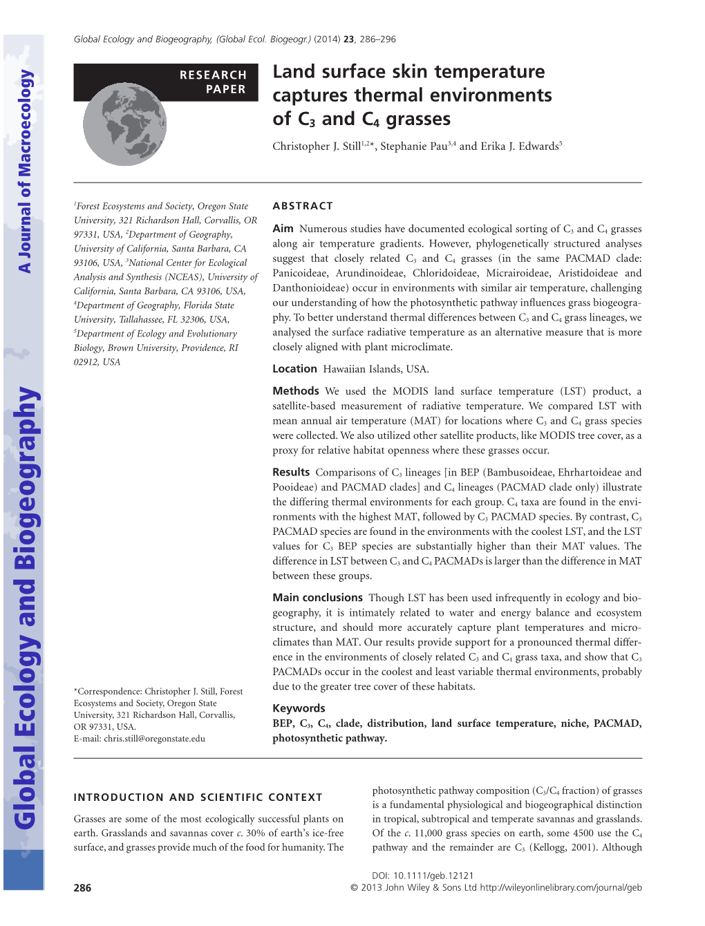 Land Surface Skin Temperature Captures Thermal Environments Of