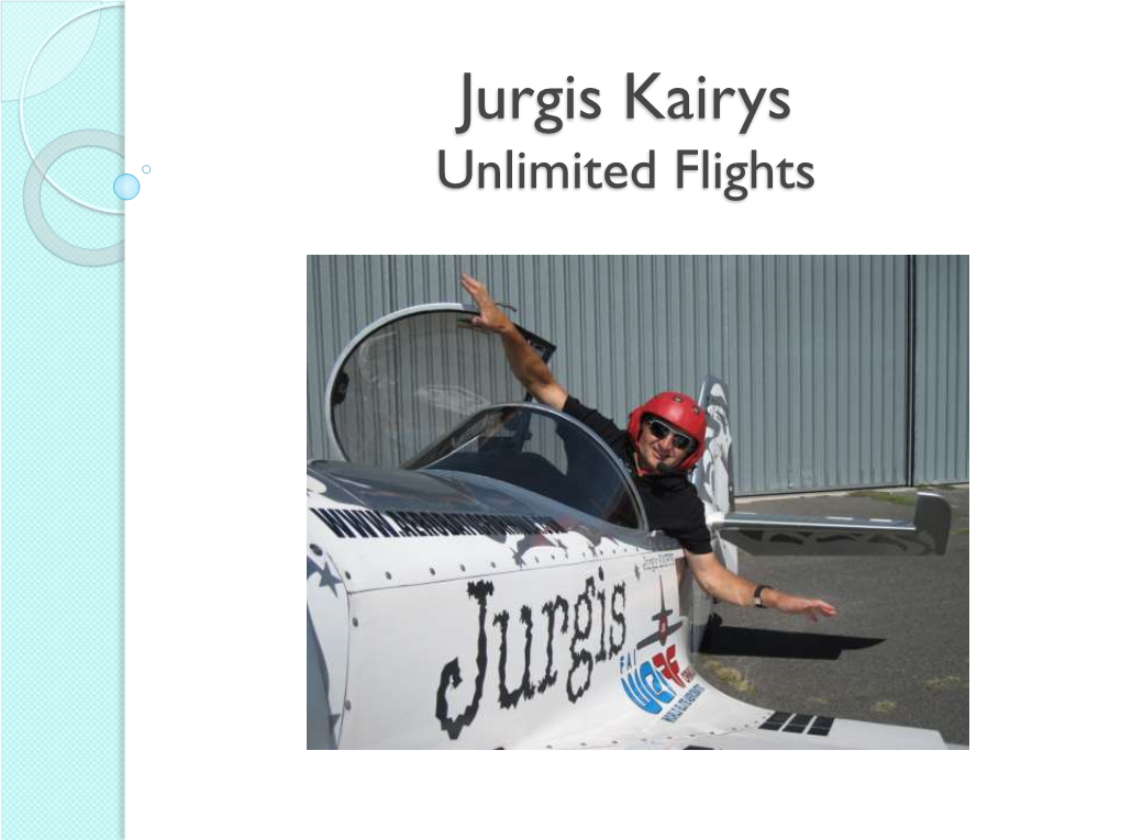 Jurgis Kairys Pilot Unlimited Aerobatics