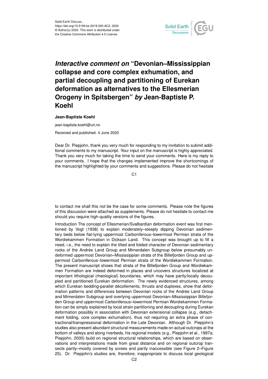 Devonian–Mississippian Collapse and Core Complex Exhumation, And