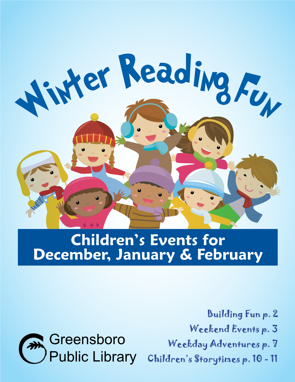 Children's Events for December, January & February