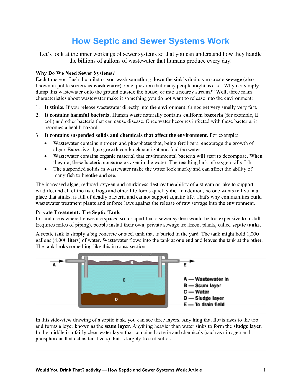 How Sewer and Septic Systems Work