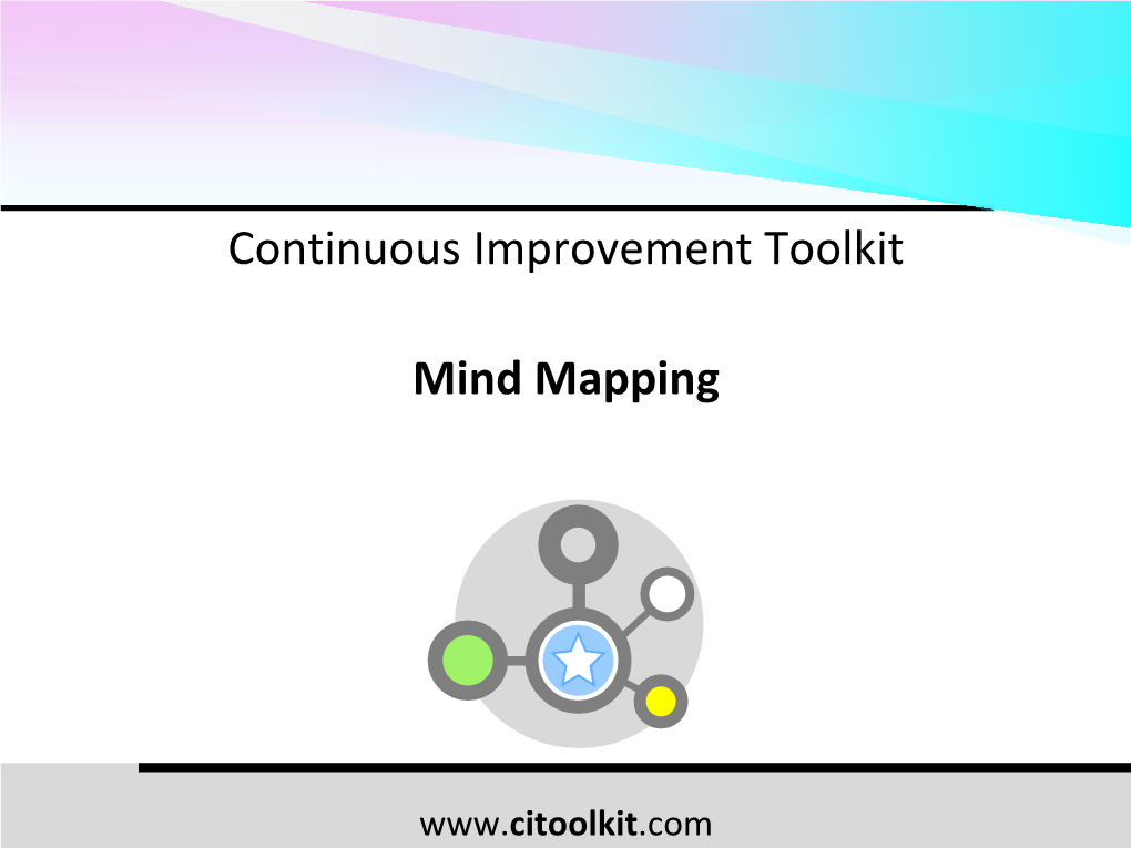 Continuous Improvement Toolkit Mind Mapping