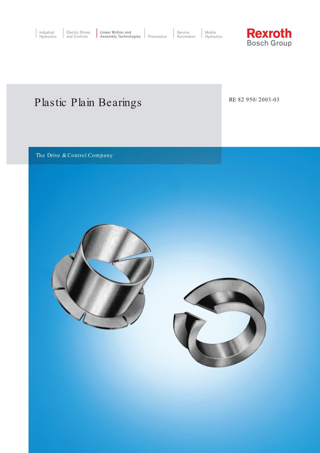 Plastic Plain Bearings RE 82 950/2003-03