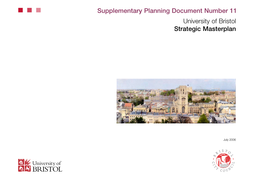 University of Bristol Strategic Masterplan