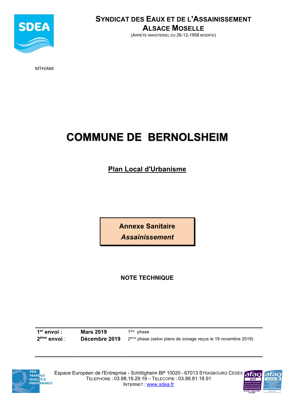 Commune De Bernolsheim