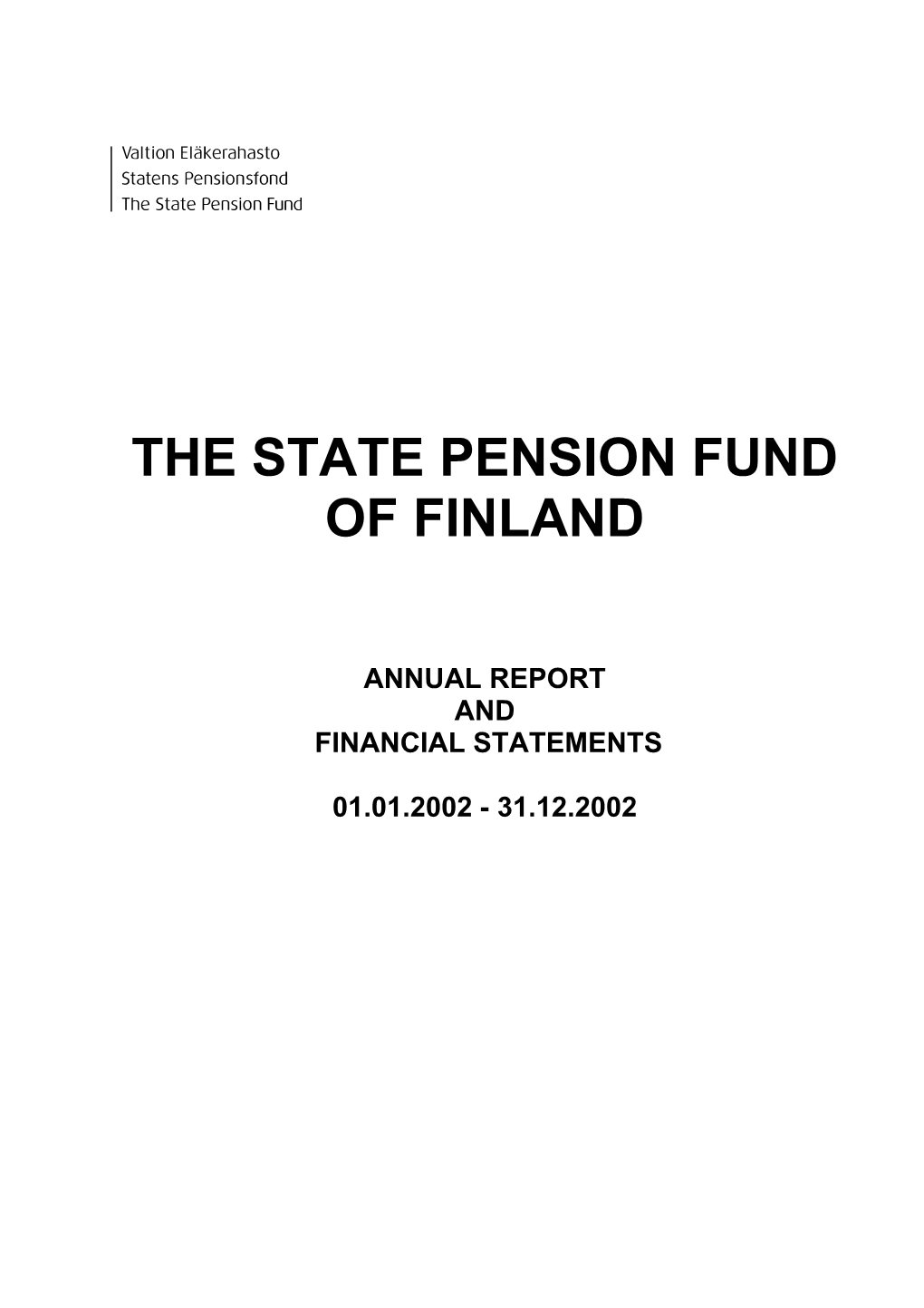 The State Pension Fund of Finland