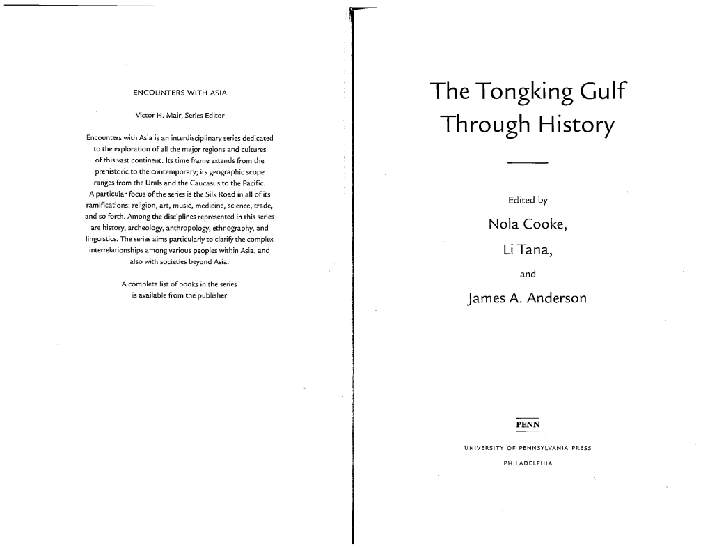 The Tongking Gulf Through History